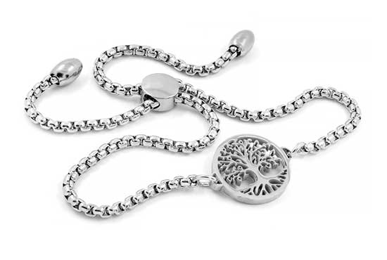 Bracelet for Women - Symbol Tree of Life - Stainless Steel
